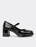 Female Black Patent Mary Jane Shoes