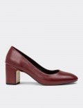 Women's Burgundy Heels