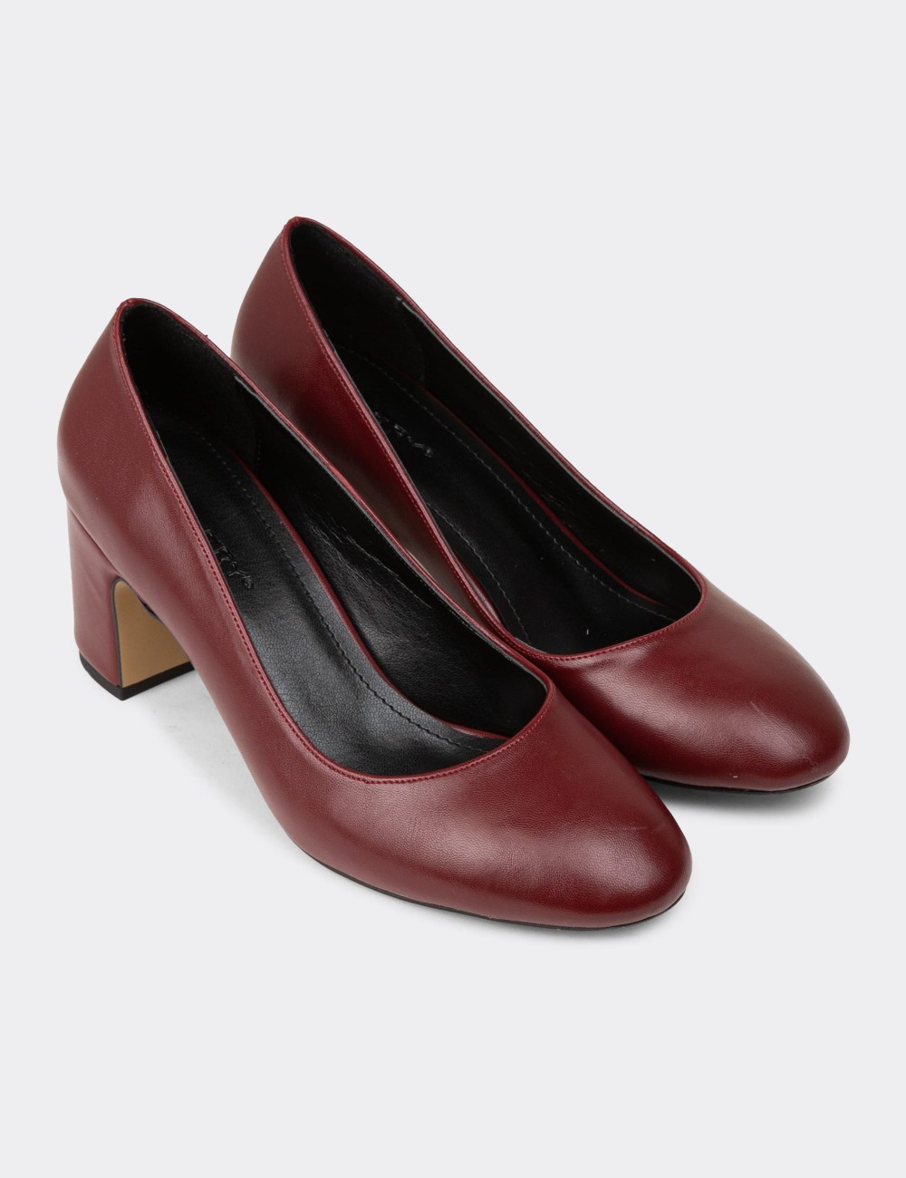 Women's Burgundy Heels - K7200ZBRDM01