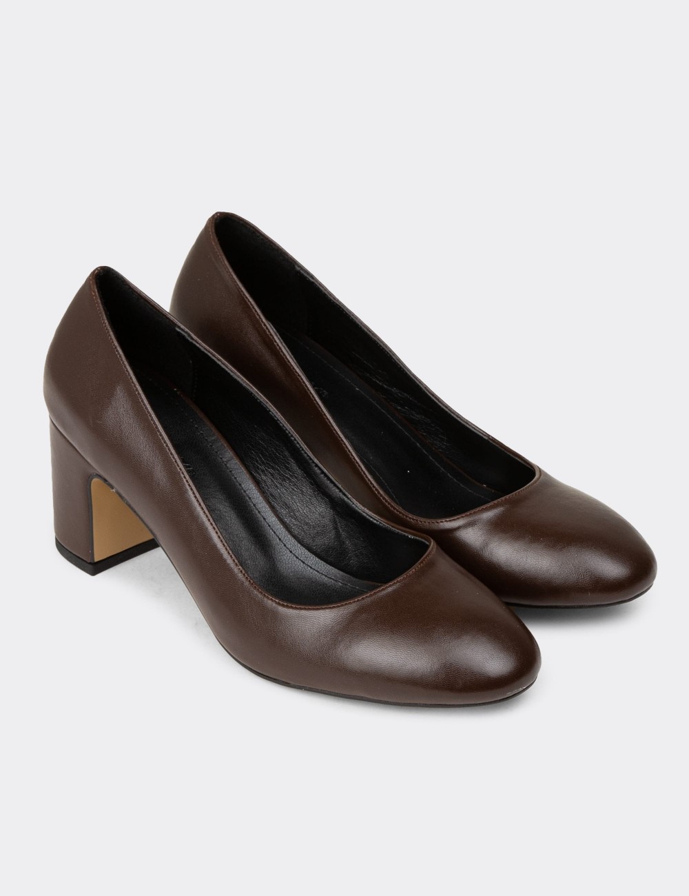 Women's Brown Heels - K7200ZKHVM01