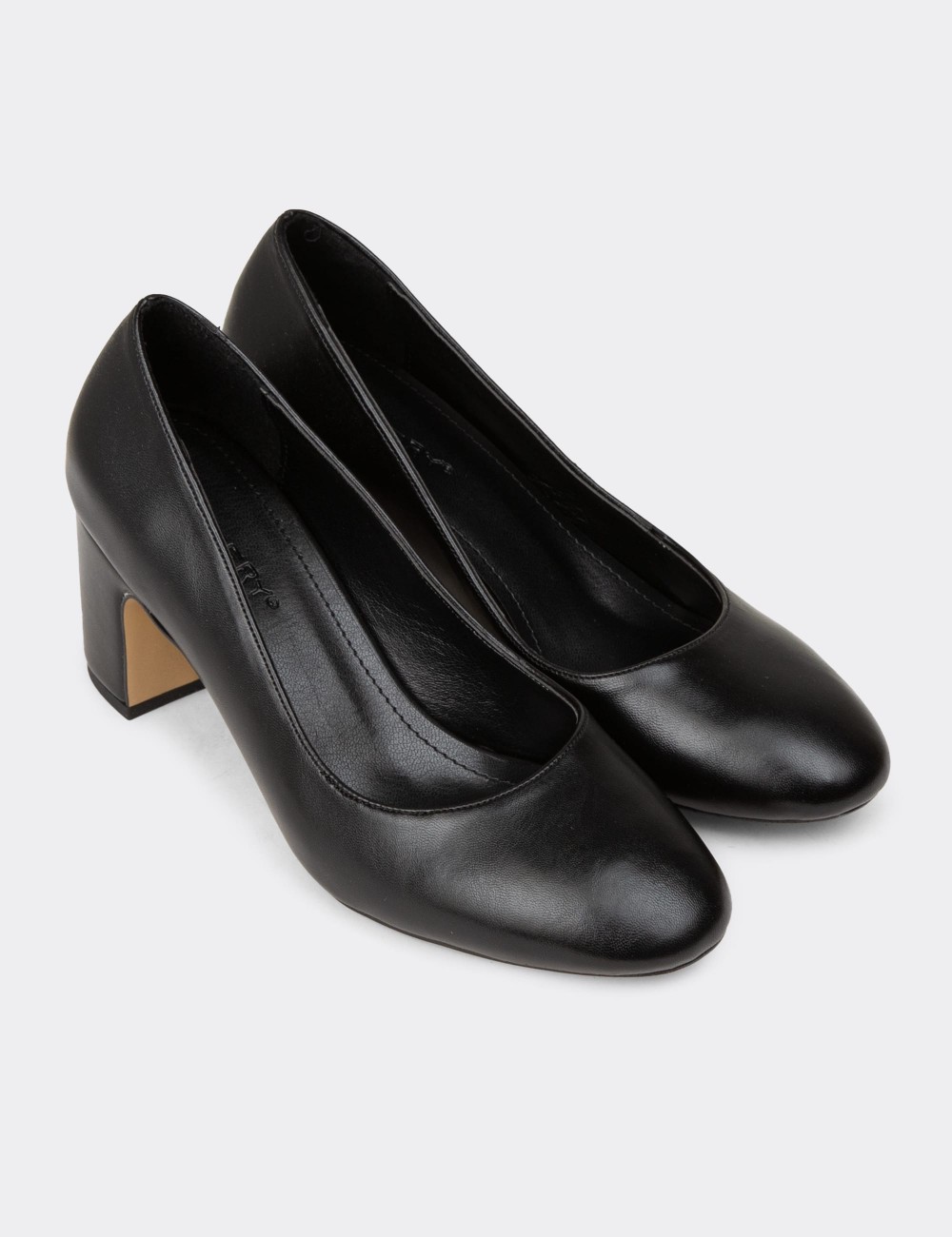 Women's Black Stiletto Heels - K7200ZSYHM01