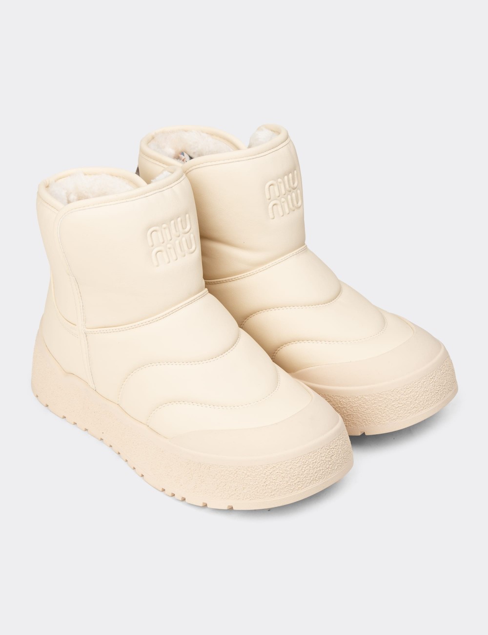 Women's Beige Boots - E8052ZBEJC01