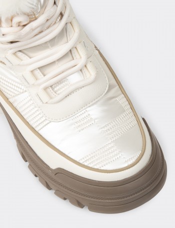 Women's White Boots