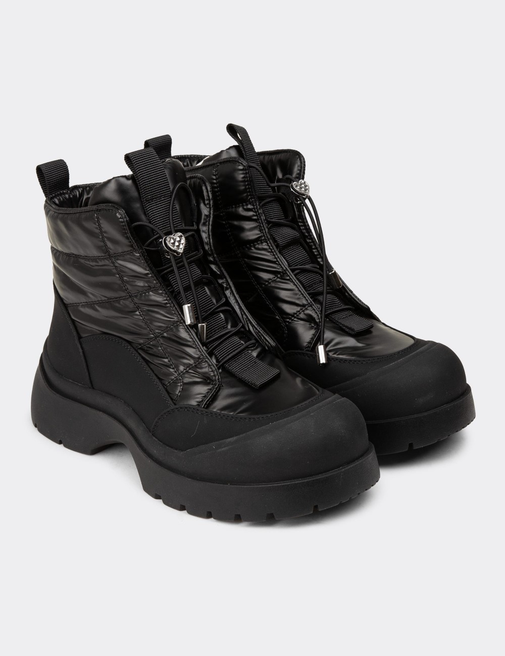 Women's Black Boots - E8051ZSYHC01