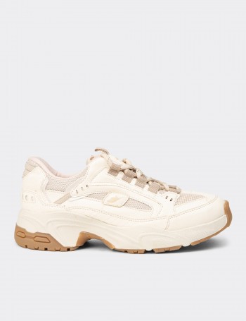 Women's Beige Sneakers