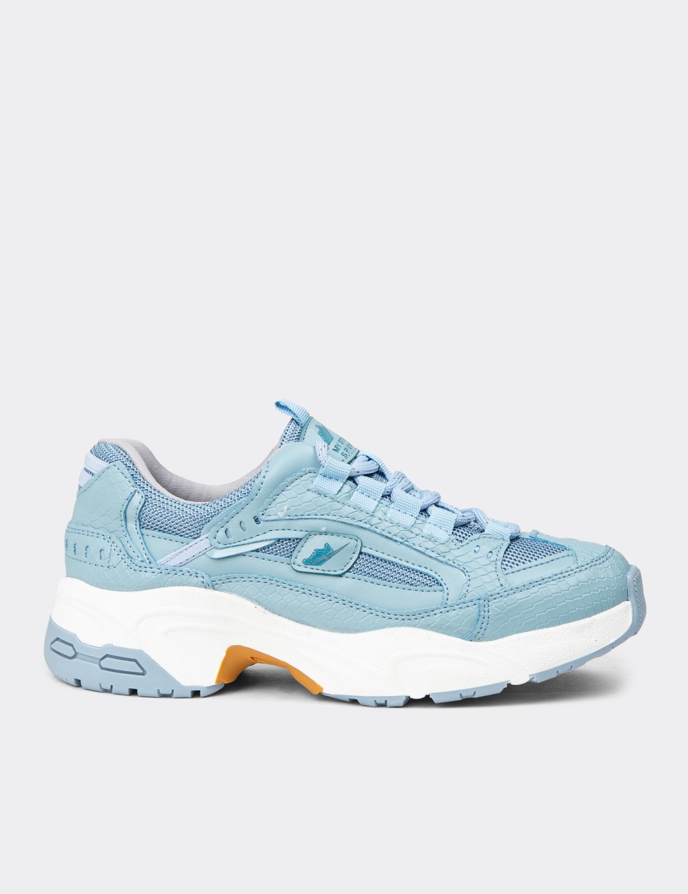 Women's Blue Sneakers - 34142ZMVIC01