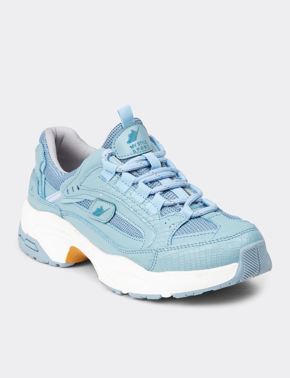 Women's Blue Sneakers - 34142ZMVIC01