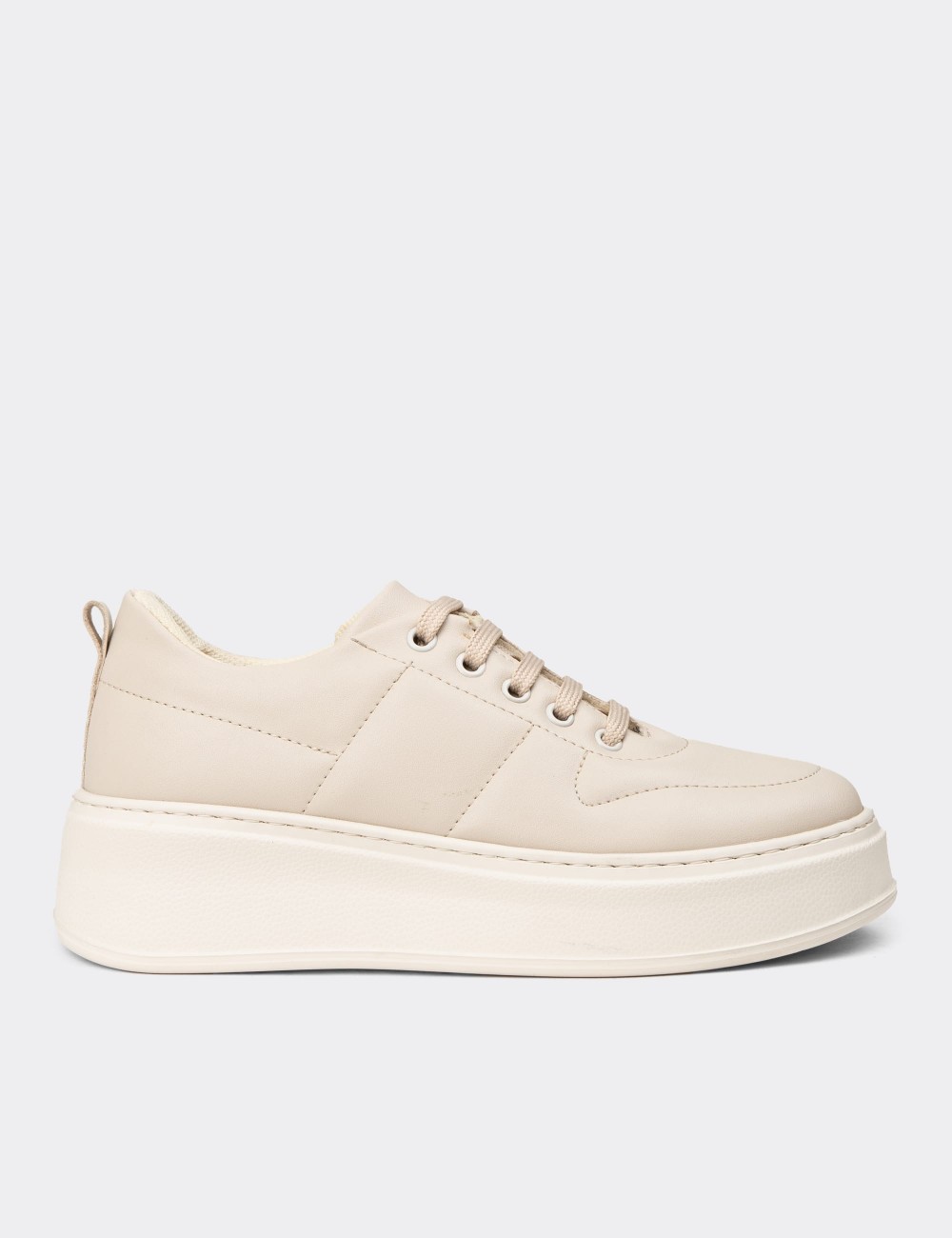 Women's Beige Sneakers - CE483ZBEJC01