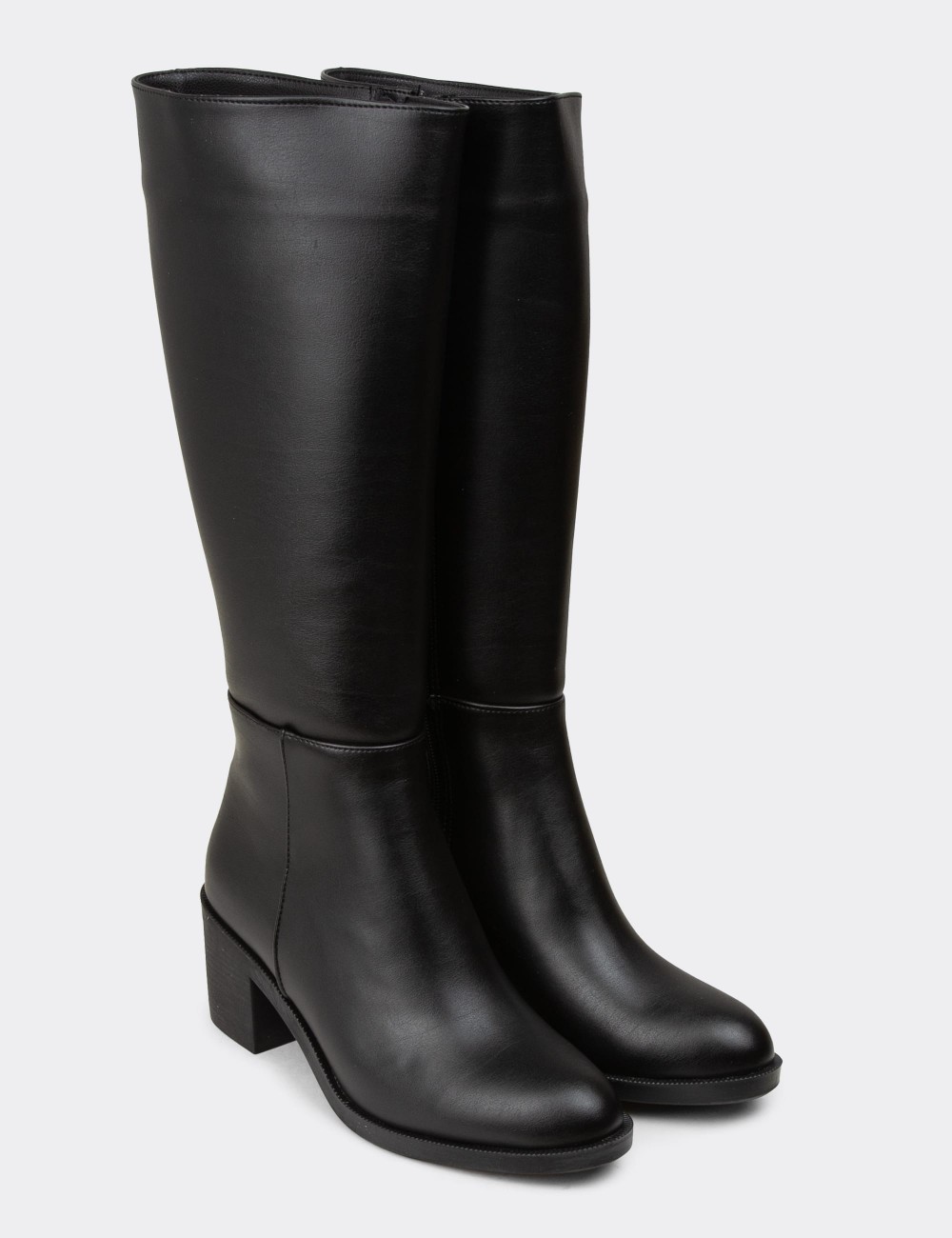 Women's Black Boots - K0760ZSYHC01