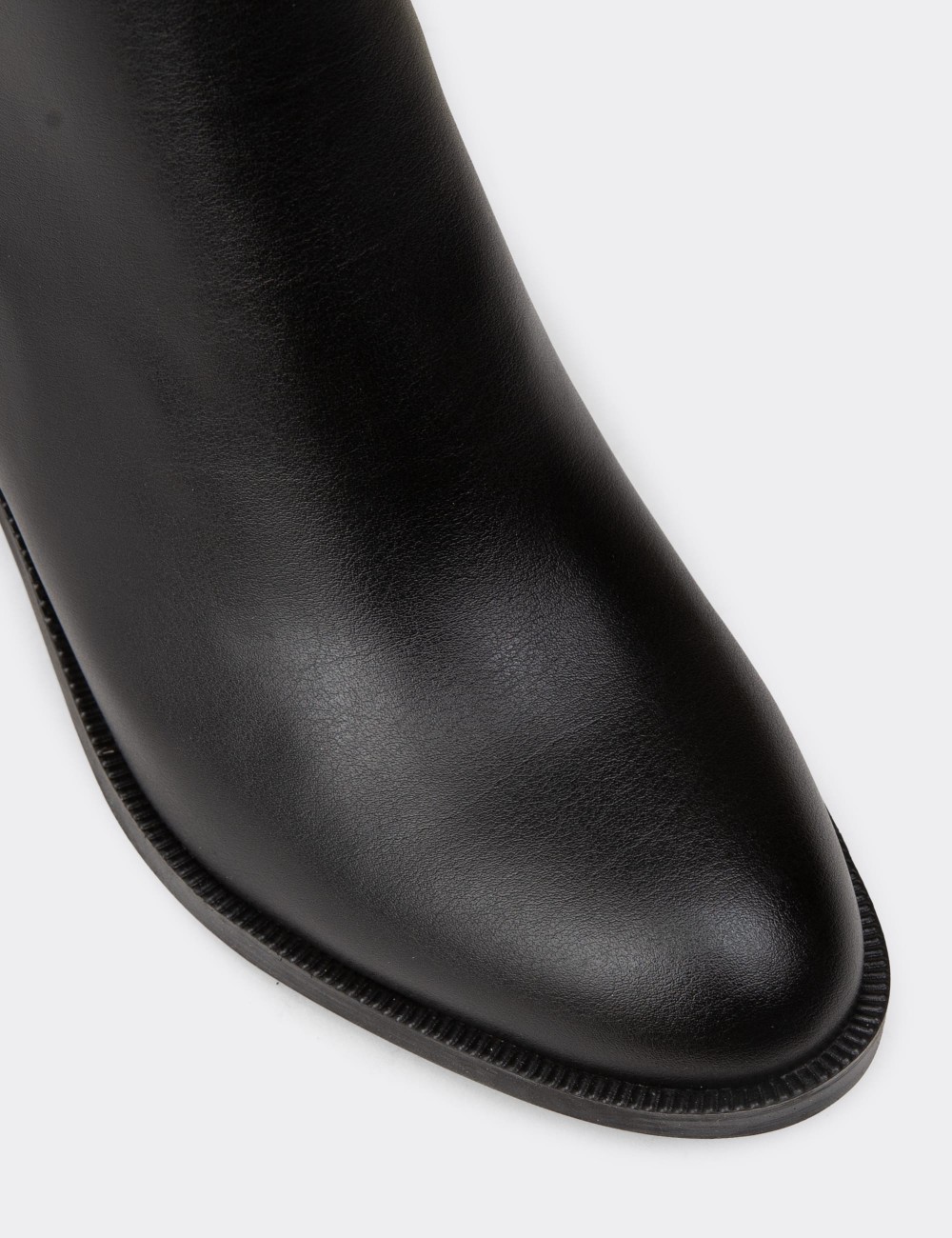 Women's Black Boots - K0760ZSYHC01