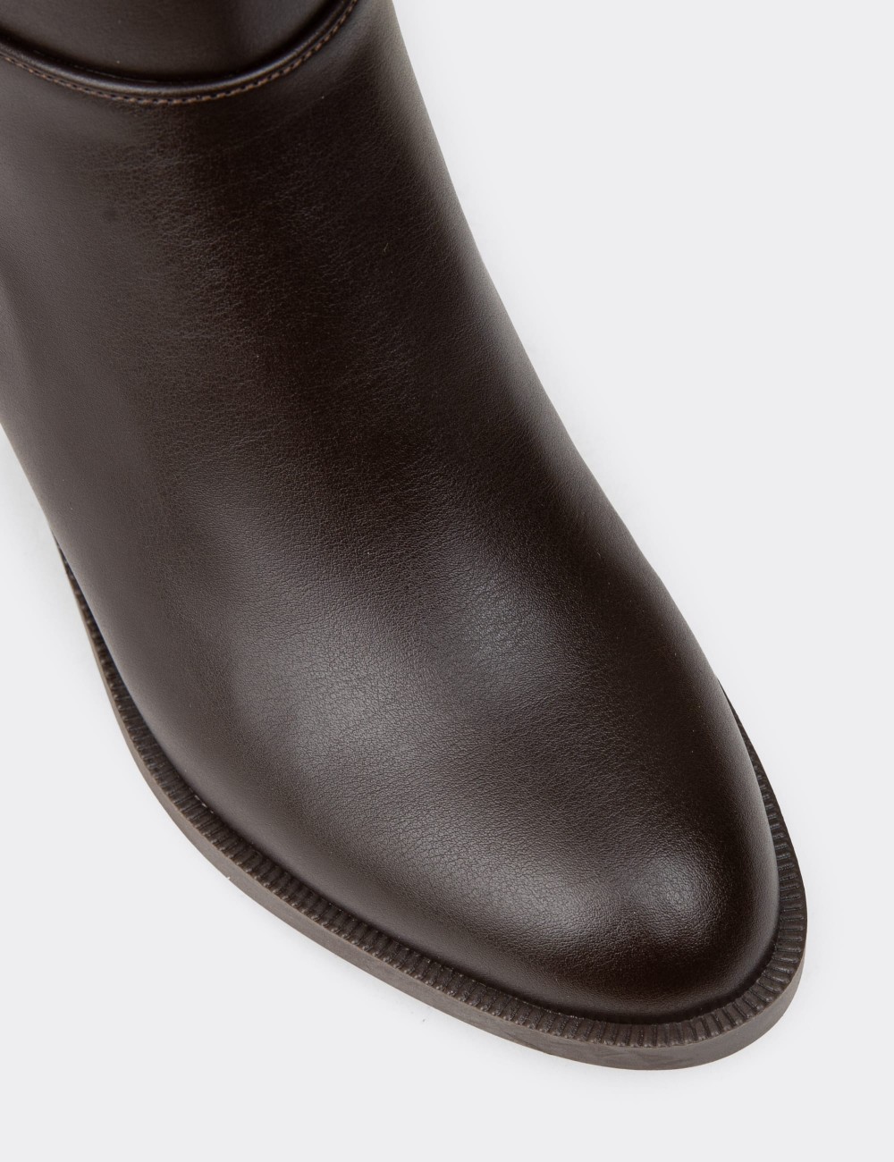 Women's Brown Boots - K0761ZKHVC01