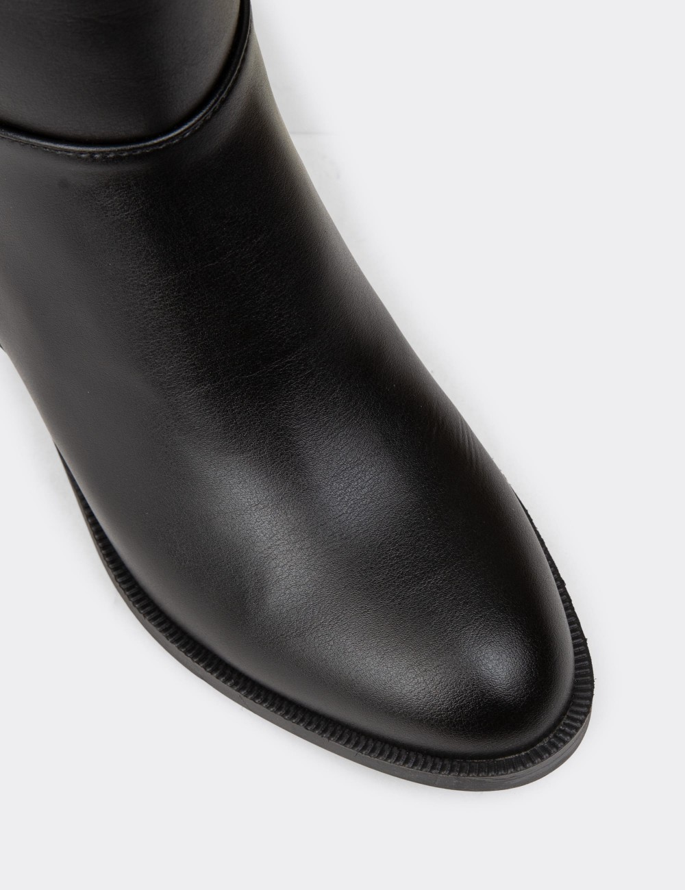 Women's Black Boots - K0761ZSYHC01