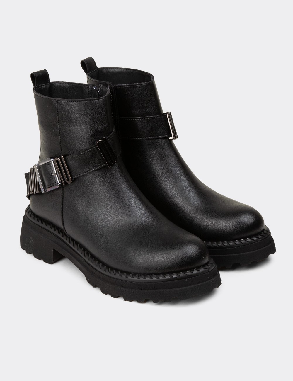 Women's Black Boots - K5720ZSYHC01