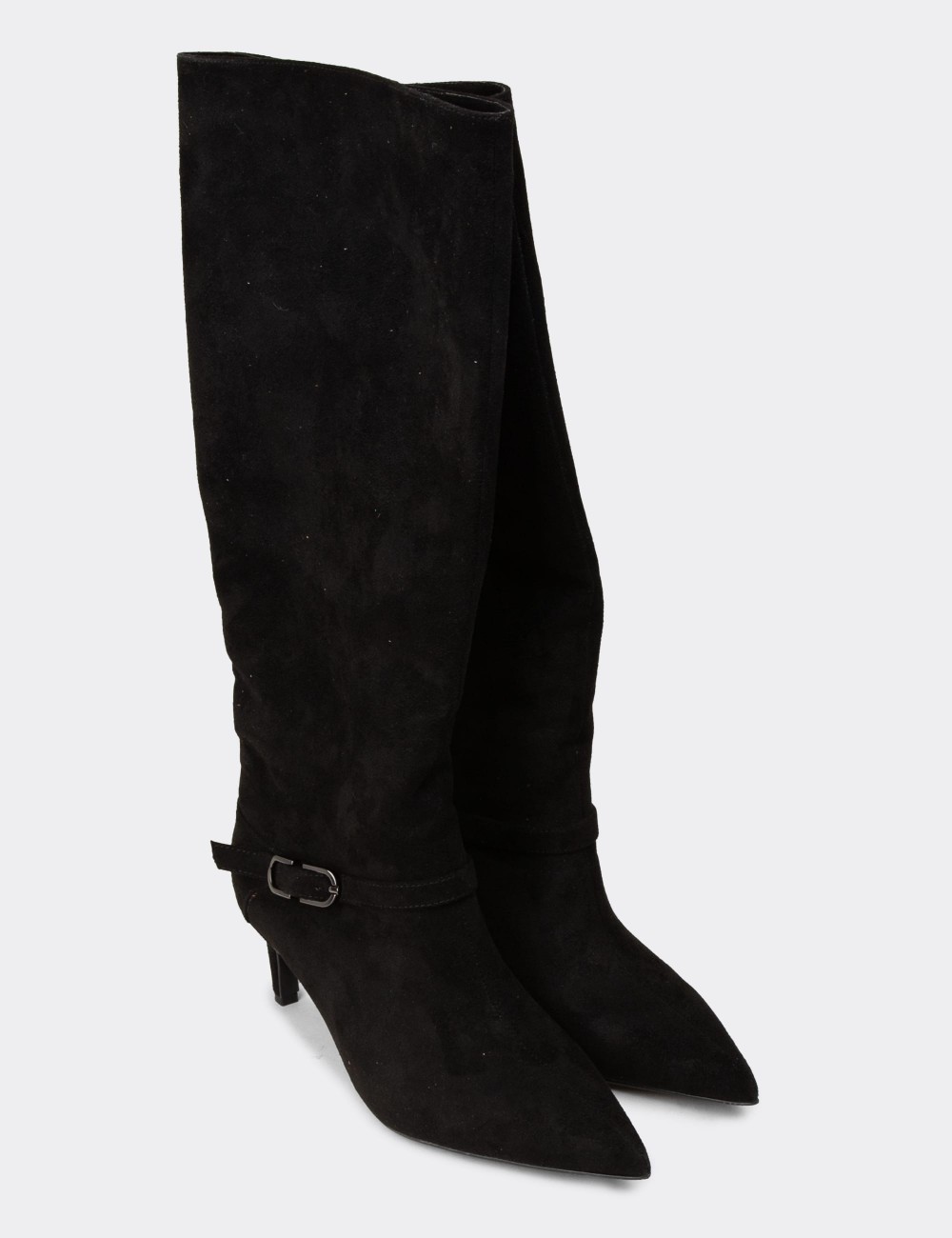 Women's Black Boots - K1432ZSYHM01