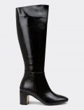 Women's Black Patent Boots