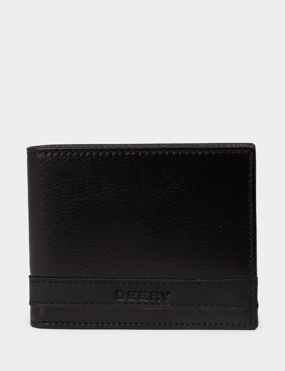 Leather Black Men's Wallet - 00313MSYHZ01