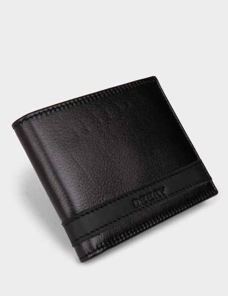 Leather Black Men's Wallet