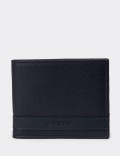 Leather Navy Men's Wallet