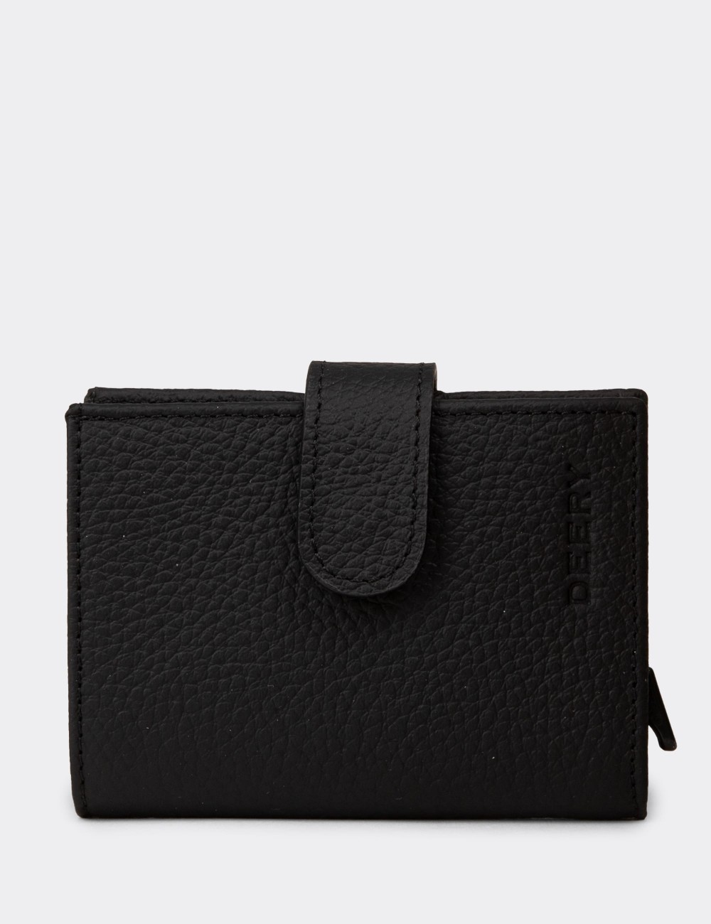Leather Black Men's Wallet - 00615MSYHZ01
