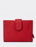 Leather Red Men's Wallet