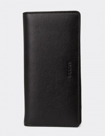 Men's Black Leather Wallet