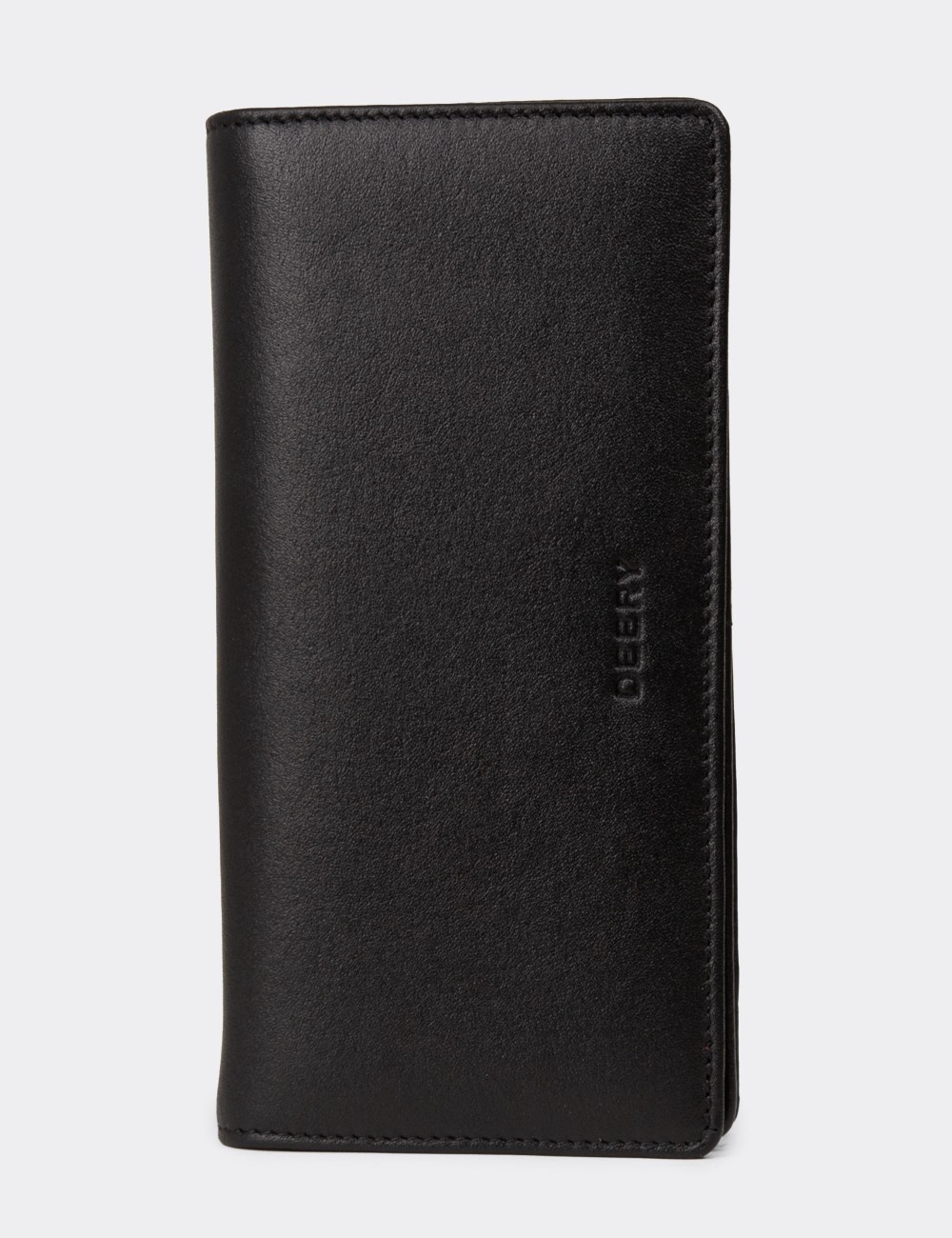 Men's Black Leather Wallet - 00804MSYHZ03