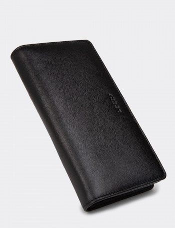 Men's Black Leather Wallet