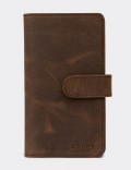 Men's Tan Nubuck Calfskin Wallet