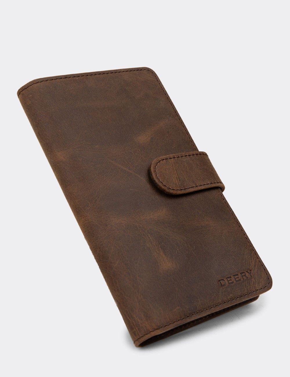 Men's Tan Nubuck Calfskin Wallet - 00803MTBAZ01