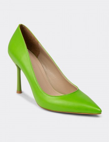 Women's Green Stiletto Heels