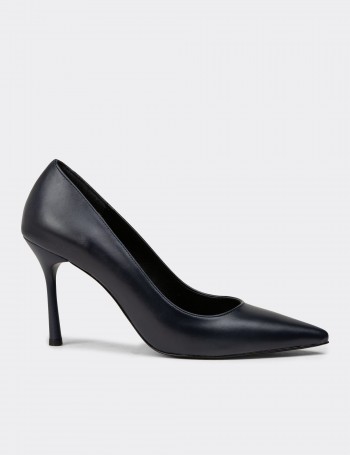Women's Navy Stiletto Heels