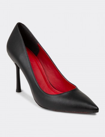 Women's Black Stiletto Heels