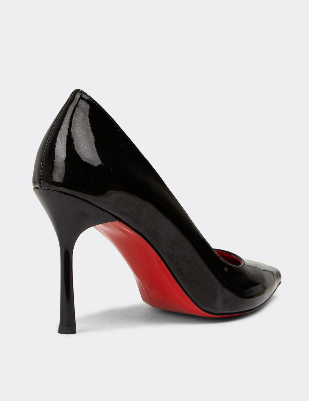 Women's Black Patent High Heel Stiletto - P4539ZSYHM01
