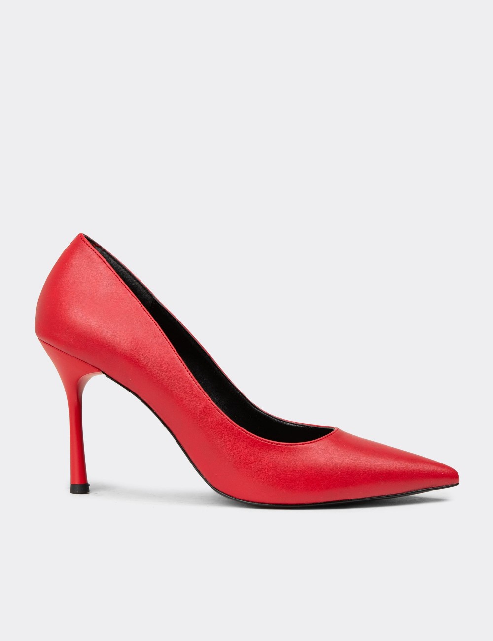 Women's Red Stiletto Heels - P4539ZKRMM01