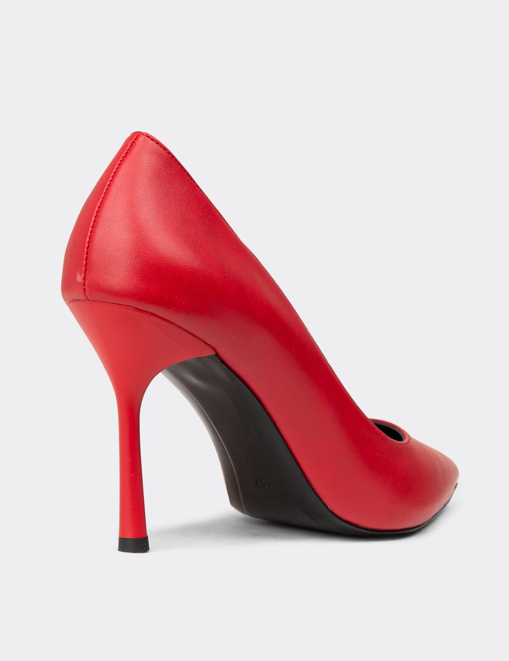 Women's Red Stiletto Heels - P4539ZKRMM01