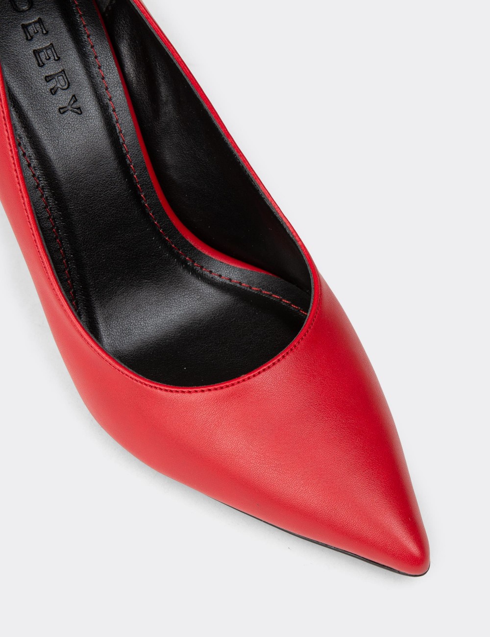 Women's Red Stiletto Heels - P4539ZKRMM01