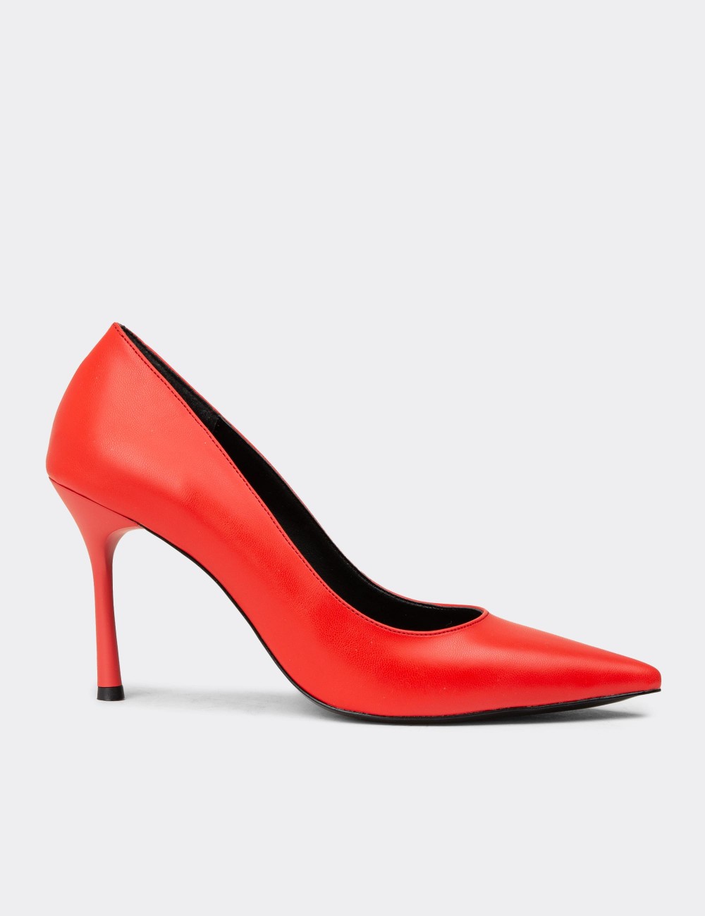 Women's Red Stiletto Heels - P4539ZNACM01