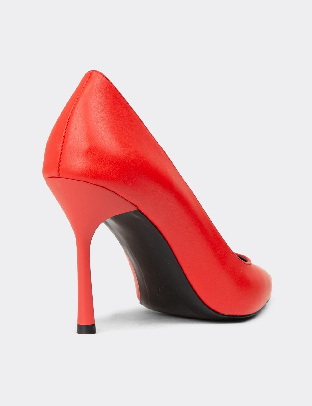 Women's Red Stiletto Heels - P4539ZNACM01