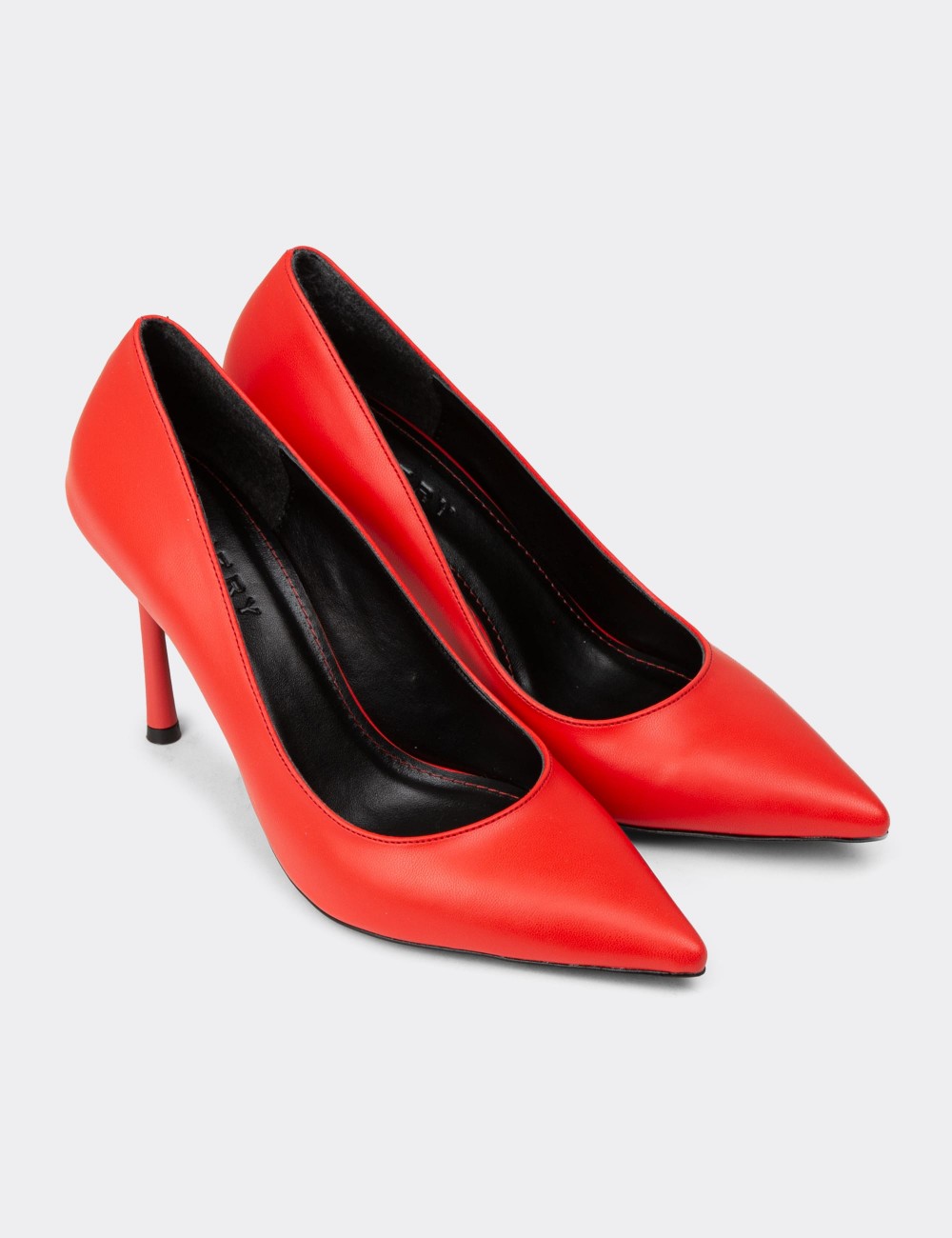 Women's Red Stiletto Heels - P4539ZNACM01