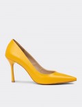 Women's Yellow Stiletto Heels