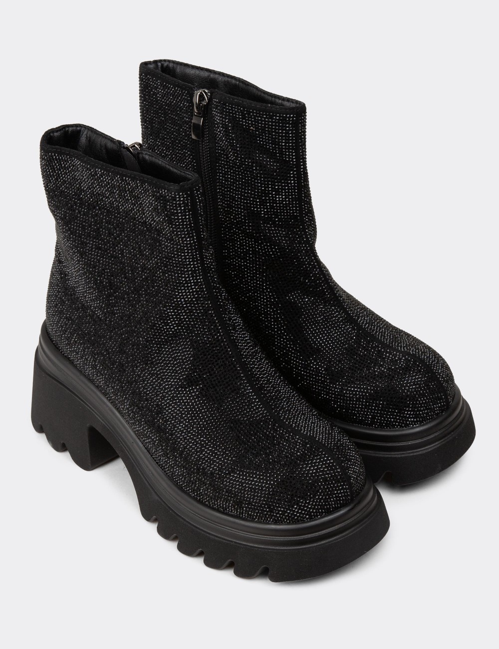 Women's Black Boots - K2056ZSYHC01