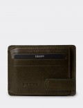 Men's Green Leather Wallet