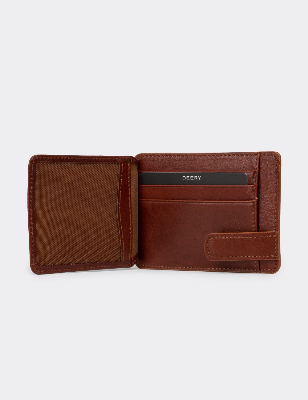 Men's Leather Tan Wallet - 00521MTBAZ02