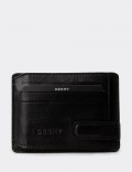 Men's Black Leather Wallet