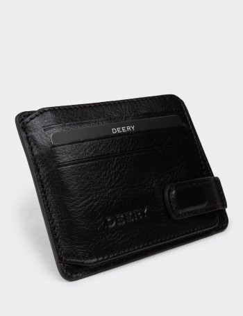 Men's Black Leather Wallet