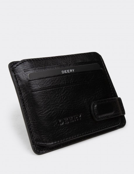 Men's Black Leather Wallet