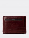 Men's Burgundy Leather Wallet
