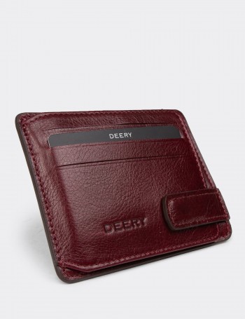 Men's Burgundy Leather Wallet