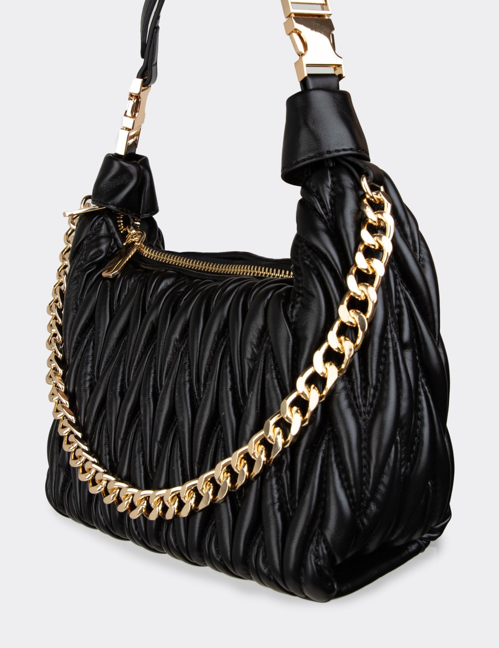 Black Shoulder Bag - K6985ZSYHY02