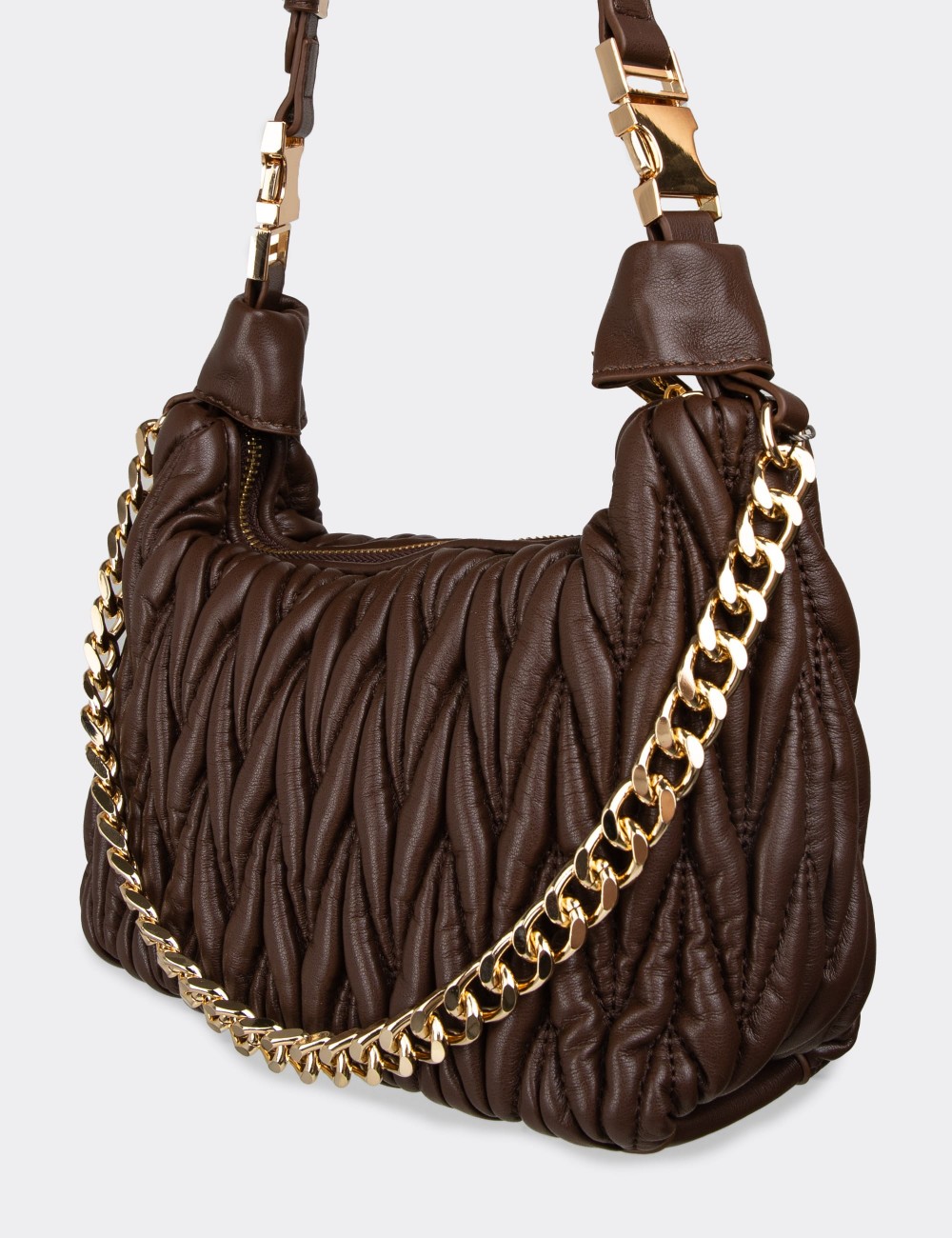 Brown Shoulder Bag - K6985ZKHVY01